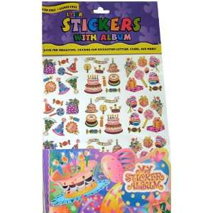  Happy Birthday Party Stickers & Sticker Album Toys 