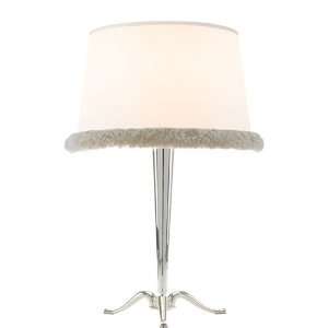   Barbara Barry 1 Light Table Lamps in Polished Silver