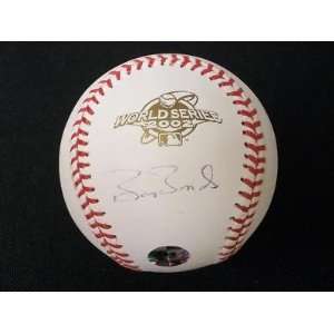  Barry Bonds Autographed Baseball   2002 OWS COA Sports 
