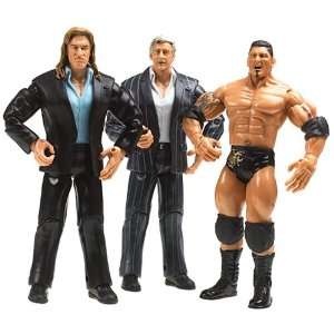    WWE 3 Pack Figures Triple H, Ric Flair, Batista Toys & Games
