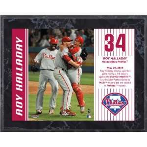  Roy Halladay Sublimated 8x10 Marble Plaque  Details 
