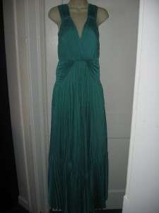 Diane Von Furstenberg DELHAY Pleated Gown Maxi Dress 6  
