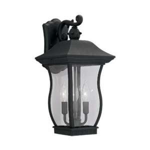 Designers Fountain 2722 BK Chelsea Collection 3 Light Exterior Wall 