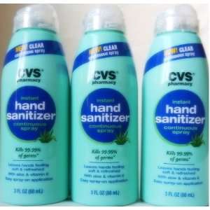  Instant Hand Sanitizer Continuous Spray, 3 Fl. Oz. (3 Pack 