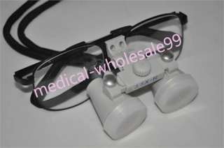 2012 New Dental Surgical 3.5x420mm Binocular Loupes +portable LED Head 