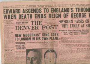 Denver Post, Night Extra Edition, Jan 21, 1936  