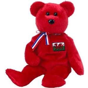  TY Beanie Baby   WALES the Bear (Wales Exclusive) Toys 