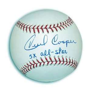  Cecil Cooper Signed Major League Baseball   5x All Star 