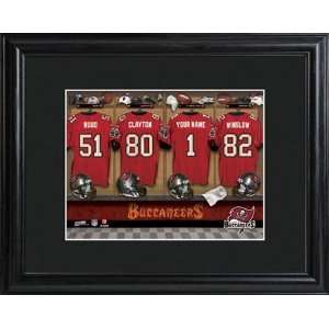  Tampa Bay Buccaneers NFL Locker Room Print with Matted 
