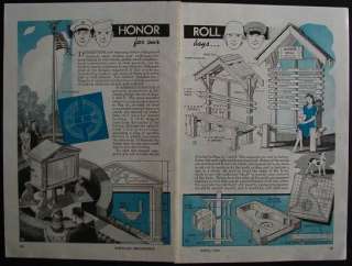 Honor Roll Flag Pole Park Memorial How To Build PLANS  