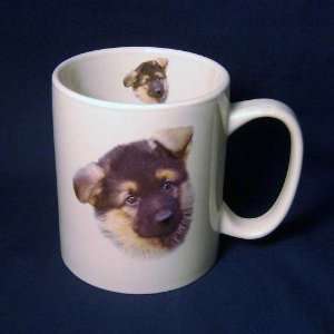  Cute German Shepherd Puppy Dog Jumbo 14 Ounce Coffee Mug 