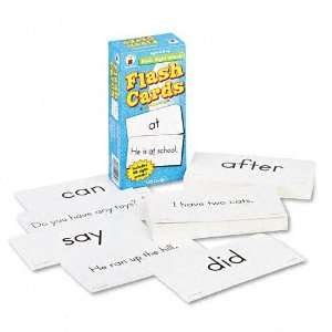  Flash Cards, Basic Sight Words, 3w x 6h, 102/Pack 