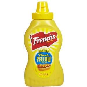 Frenchs Classic Yellow Mustard 8 oz  Grocery & Gourmet 