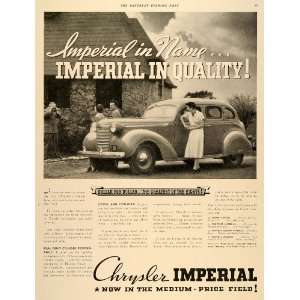 1933 Ad Chrysler Imperial Major Bowes Eight Cylinder   Original Print 