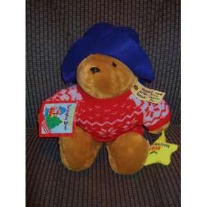 Holiday Paddington Bear , Happy Holidays 1998,,new Toys 