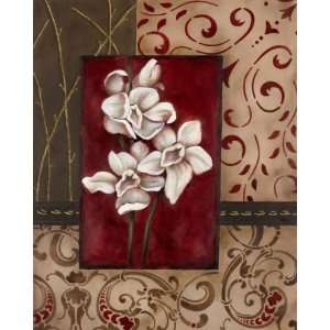 Stylized Orchid I by Carol Robinson. Size 22.00 X 28.00 