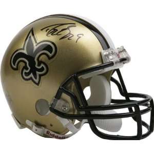  Drew Brees New Orleans Saints Autographed Mini Helmet 