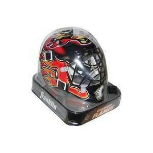  Calgary Flames Mini Goalie Mask (Quantity of 6) Sports 
