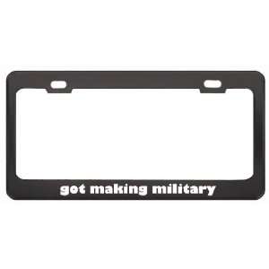 Got Making Military Dioramas? Hobby Hobbies Black Metal License Plate 