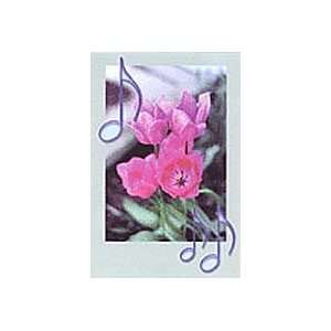  Recital Program Blank #54 Pink Tulips (Pack of 25 