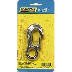   (LAND&SEA) 37151 HOOK SNAP HD NICKEL 3 1/2L