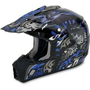  AFX FX 17 Off Road Motocross MX Helmet Shade Blue 