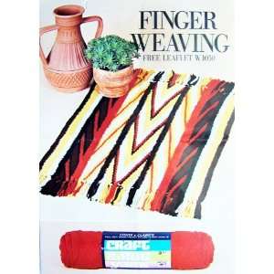  Finger Weaving Rug Leaflet (No Loam Required) Kitchen 