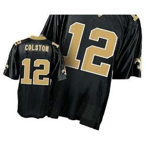  New Orleans Saints NFL Jerseys #12 Marques Colston BLACK 