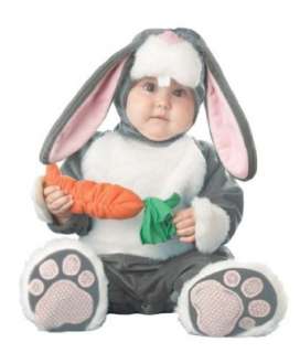  Lil Characters Infant Bunny Costume, Dark Grey/White/Pink 