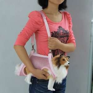   Multi function Pet Dog Coat Apparel Leash Harness Carrier Bag   Size M