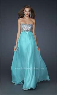 2012 Long Strapless Chiffon Evening Prom Dress Ball Party Gown 