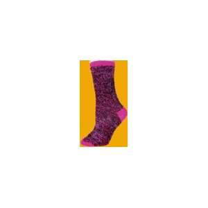 Foot Traffic Super Soft Fuzzy Socks Speckled Pink 