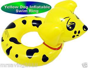 Dog Inflatable Swim Rings Swimming Tubes Pool Floats  
