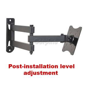 Full Motion Extend Arm Monitor LCD TV Wall Mount 15 16 19 20 22 23 24 