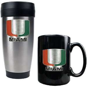  Great American Products Miami Florida Hurricanes Stainless 