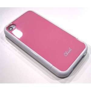 Chivel V Series White Frame Pink Back Plate Protector Bumper Faceplate 