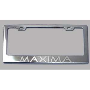  Nissan Maxima Chrome License Plate Frame 