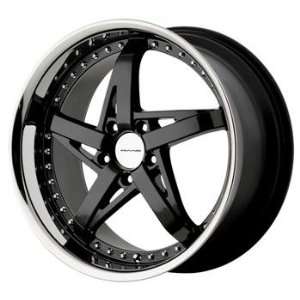 KMC KM187 19x8 Black Wheel / Rim 5x115 with a 42mm Offset and a 72.56 