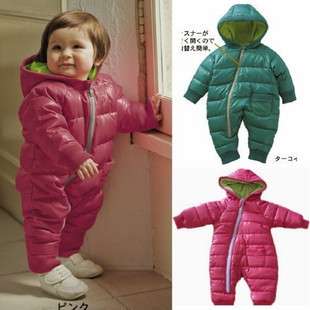 Boy Girl Baby Clothes Winter Onesie Coat Jacket Outerwear  