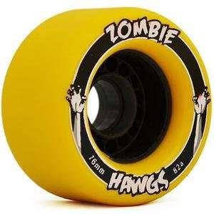  Landyachtz Zombie Hawgs Yellow 76mm Longboard Skateboard 