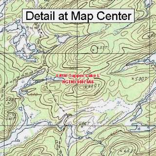  USGS Topographic Quadrangle Map   Little Tupper Lake L 