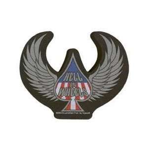 Michael Landefeld   Spade With Wings Hell On Wheels   Antenna Topper