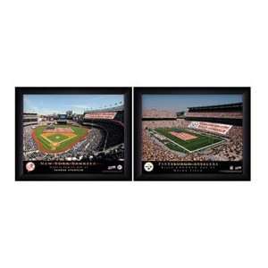 Official Personalized Pro Stadium Framed Print   COLLEGE  
