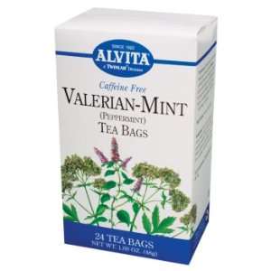  Alvita   Valerian Mint (Peppermint), 24 bag Health 