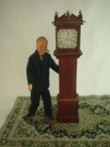 Grandfather Tall Case Clock Lynnfield Antique Style Early Block House 