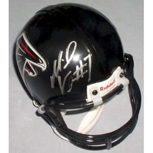 Michael Vick Autographed Falcons Mini  Helmet Sports 