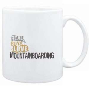 Mug White  Real guys love Mountainboarding  Sports  