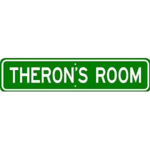 THERON ROOM SIGN   Personalized Gift Boy or Girl, Aluminum  