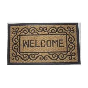  CocoMatsNMore Welcome Wrought Iron Molded Coir  18 X 30 
