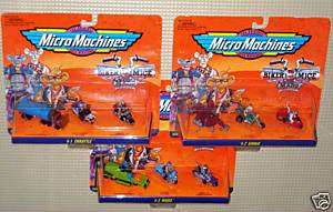 Biker Mice From Mars micro machines #1 #2 #3 full set  